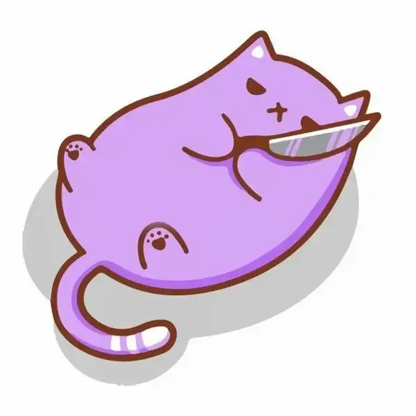 ảnh meme mèo cầm dao 17