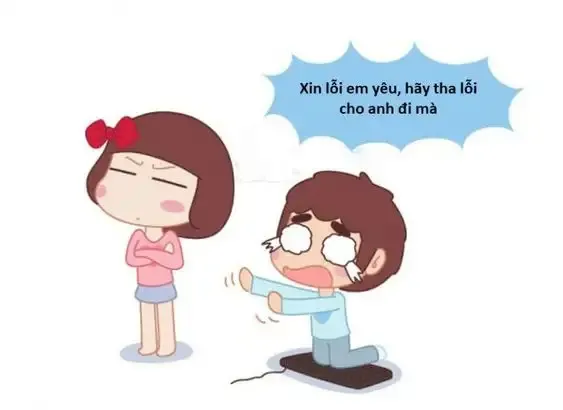  ảnh meme xin lỗi 14