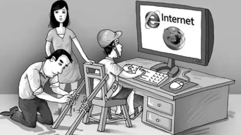 tác hại của internet 4