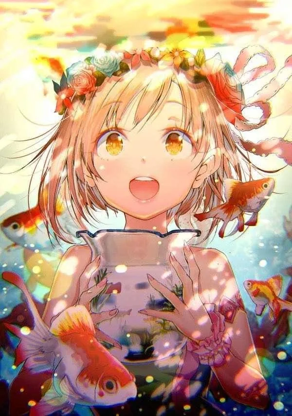 Tải hình ảnh anime nữ lạnh lùng với ánh mắt mạnh mẽ