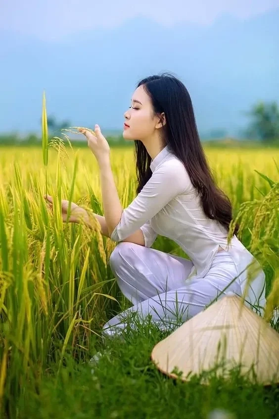 Tải hình ảnh gái quê xinh đẹp với vẻ đẹp thuần khiết, ngọt ngào