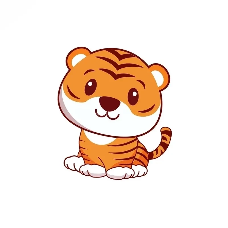 Hình nền con cọp cute mang lại cảm giác vui vẻ, gần gũi