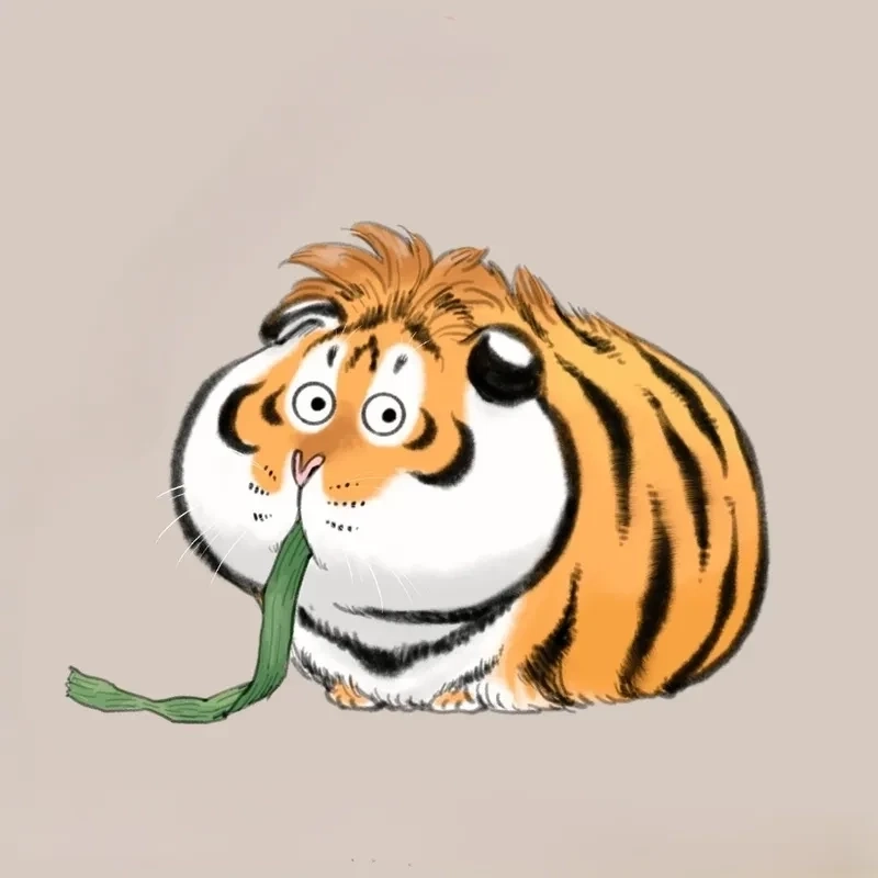 Hình nền cute con hổ phù hợp làm ảnh nền cho mọi độ tuổi