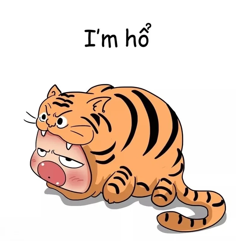 Hình nền hổ cute 2022 nổi bật với màu sắc tươi sáng, cuốn hút
