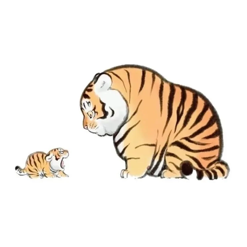 Hình nền điện thoại hổ cute mang lại cảm giác đáng yêu và thú vị