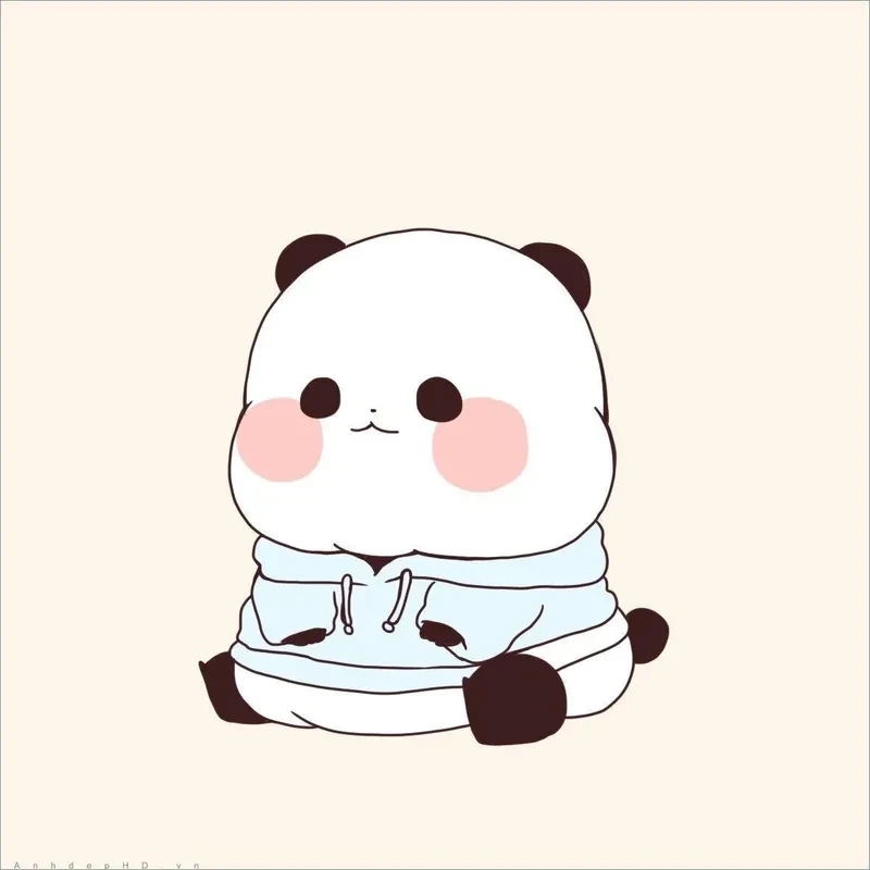 Ảnh gấu trắng cute phù hợp làm hình nền cho mọi thiết bị