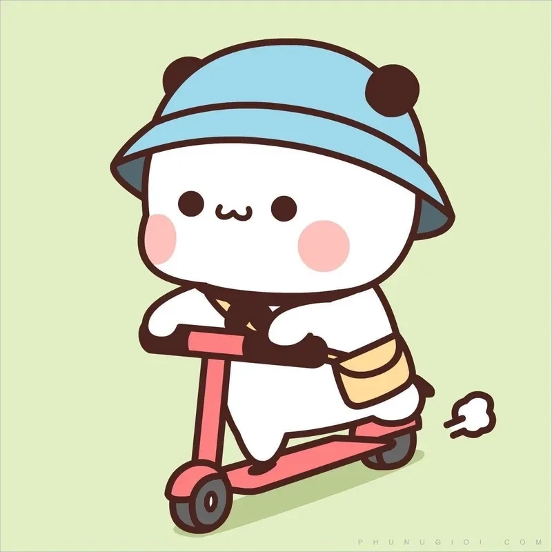 Những hình ảnh gấu trắng cute tạo cảm giác vui vẻ, nhẹ nhàng