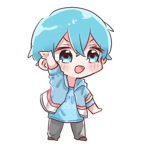 Ảnh xanh dương cute dễ dàng tạo nên vẻ đẹp thanh thoát và ngọt ngào