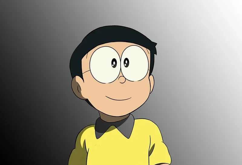 Nobita và Shizuka cute thể hiện tình bạn gắn bó qua nét vẽ đáng yêu