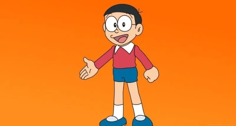 Vẽ Nobita cute với đường nét tỉ mỉ, phù hợp trang trí sáng tạo