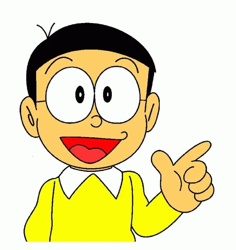 Hình ảnh Nobita ngầu khi đối mặt thử thách, mang tinh thần quyết đoán