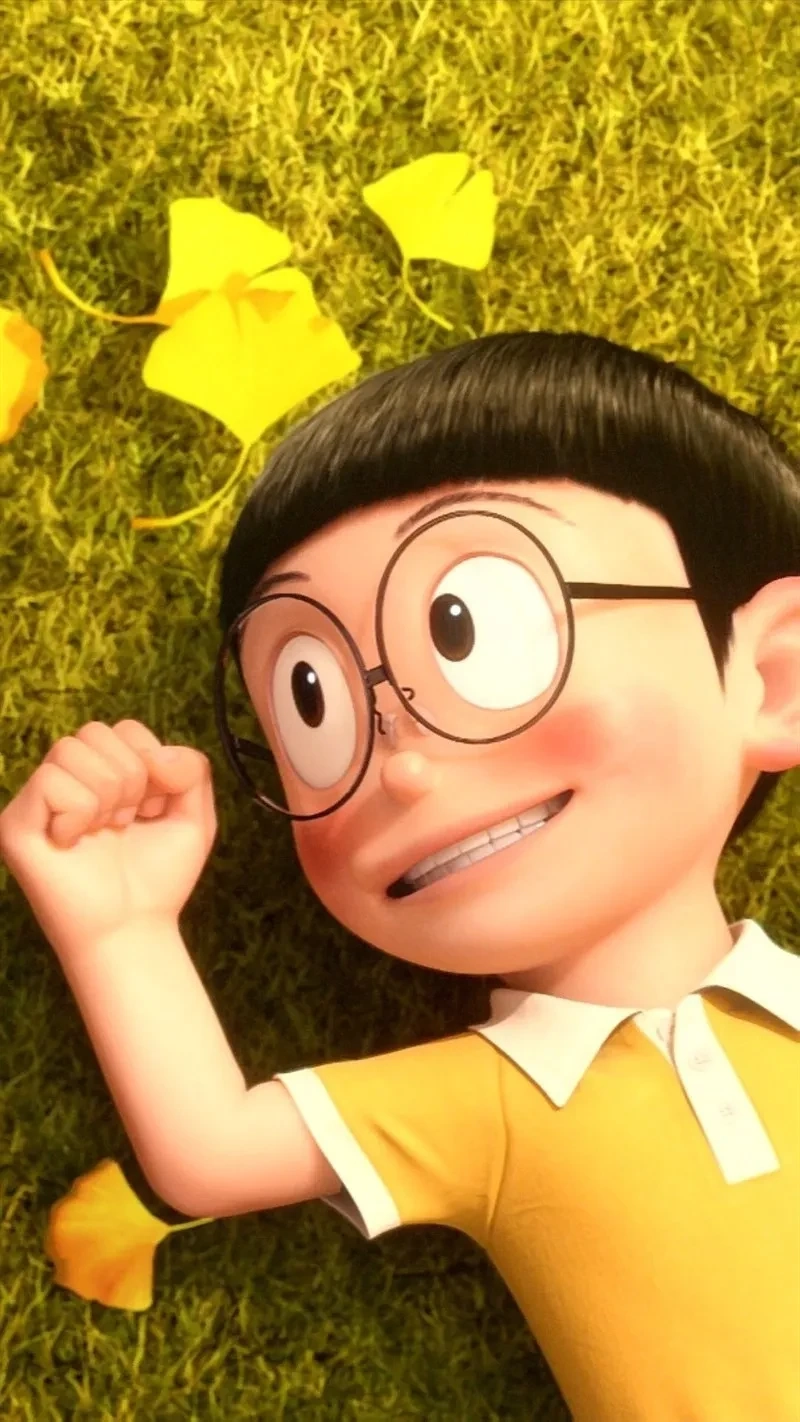 Vẽ Nobita ngầu thể hiện khí chất mạnh mẽ qua từng đường nét