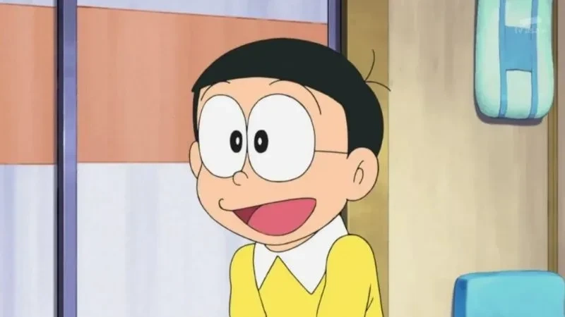 Ảnh Nobita ngầu với phong cách đầy cá tính, phù hợp làm ảnh đại diện