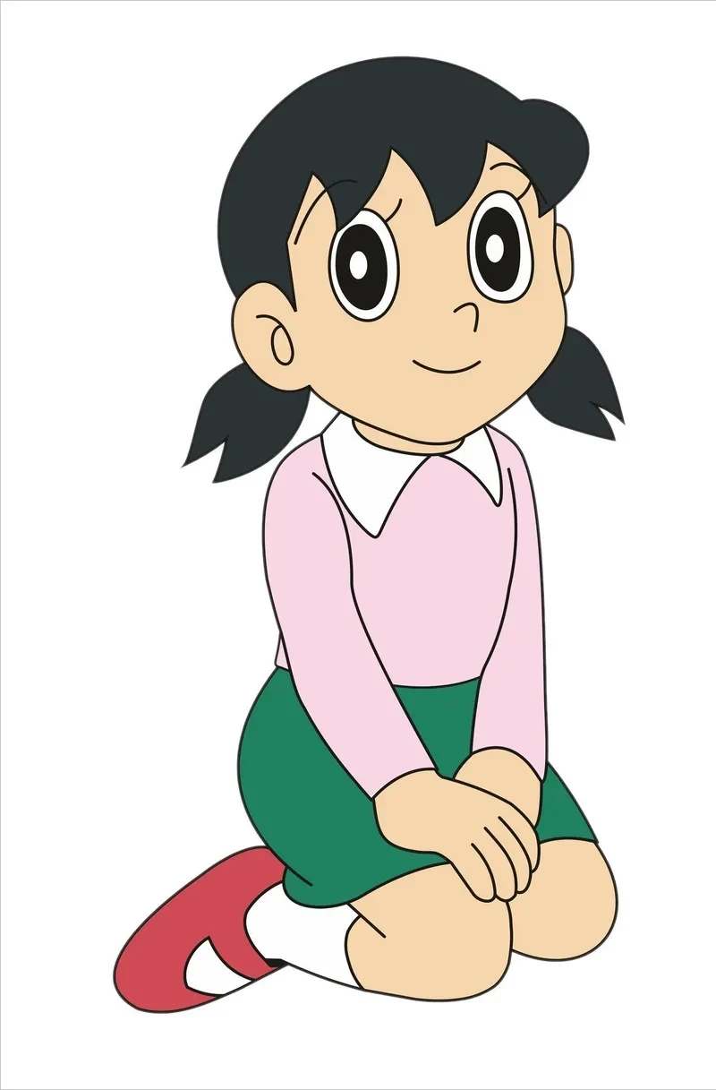 Vẽ Nobita Xuka với đường nét tinh tế, mang lại cảm giác dễ thương