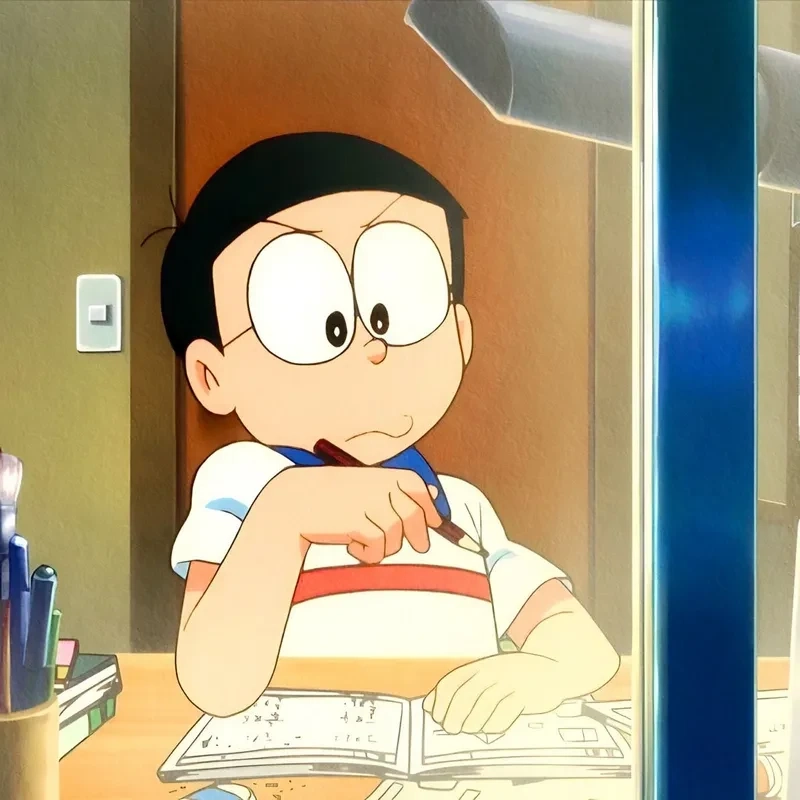 Hình ảnh của Nobita ngầu với nét vẽ sinh động và ấn tượng