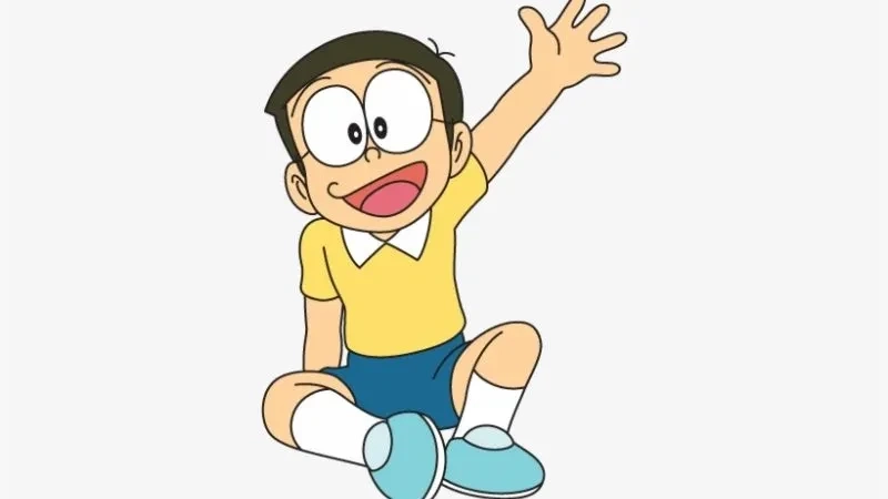 Ảnh Nobita dễ thương với các biểu cảm ngộ nghĩnh và đáng yêu