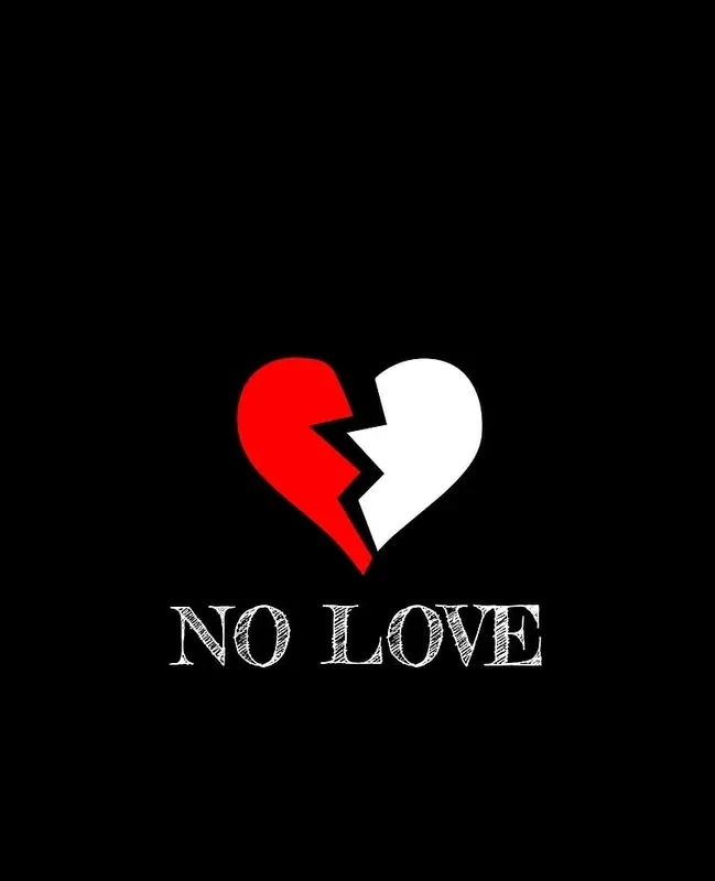 Ảnh 2 trái tim nền đen với biểu tượng tình yêu và sự gắn kết