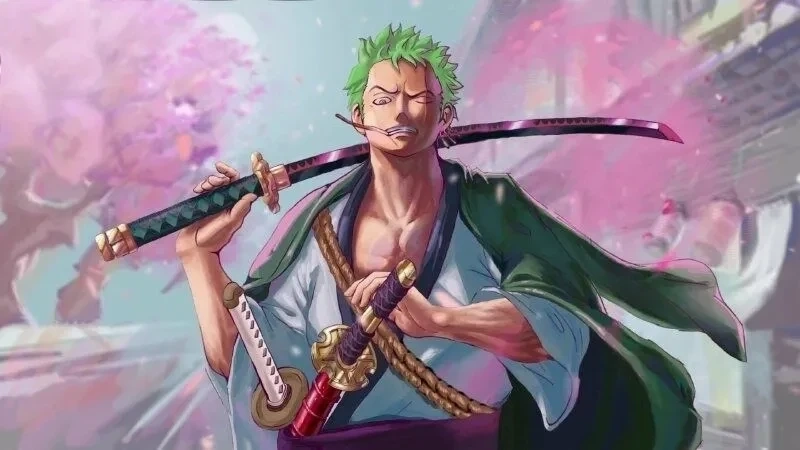 Hình nền điện thoại Zoro ngầu phù hợp làm hình nền cá tính