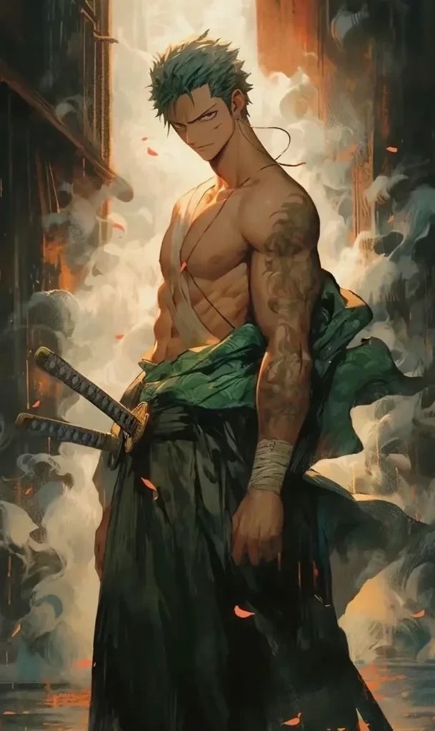 Hình nền Zoro với thiết kế độc đáo, thu hút mọi ánh nhìn