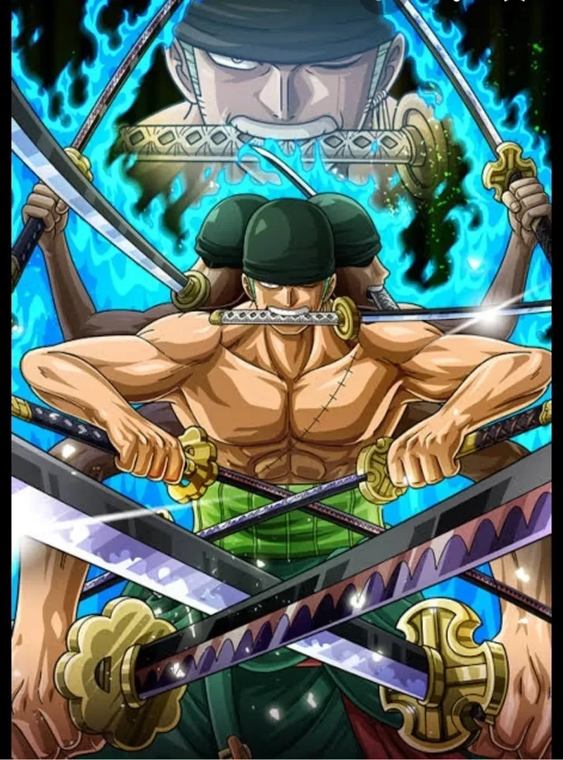 Zoro avatar phù hợp làm hình đại diện, thể hiện cá tính mạnh mẽ