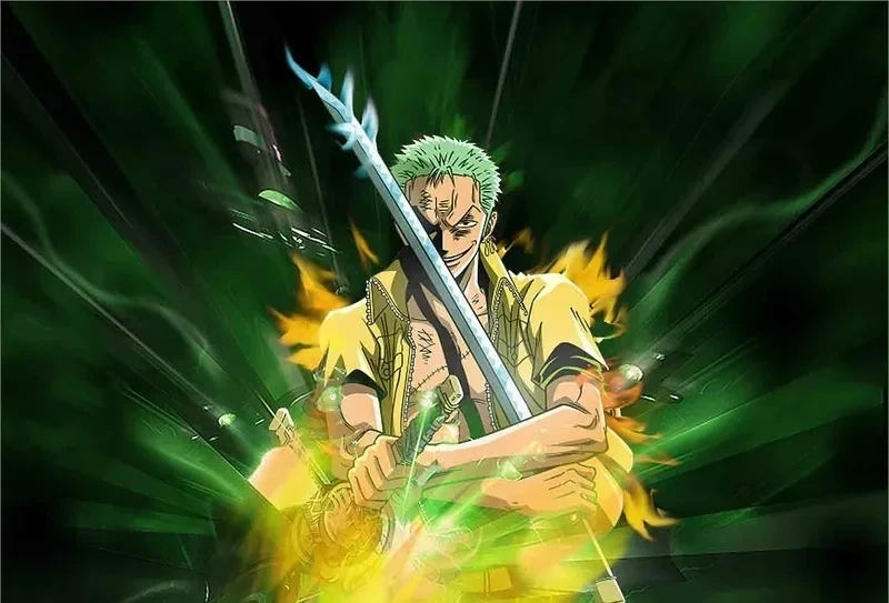 Ảnh nền Zoro phù hợp làm ảnh nền cho điện thoại hoặc máy tính