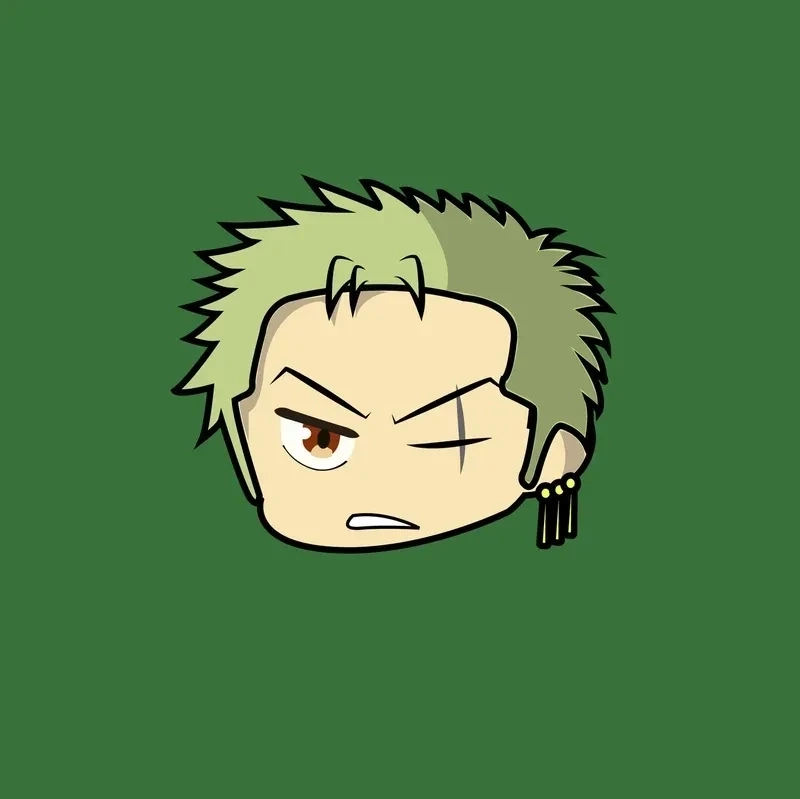 Avatar Zoro One Piece thể hiện tinh thần chiến đấu mạnh mẽ