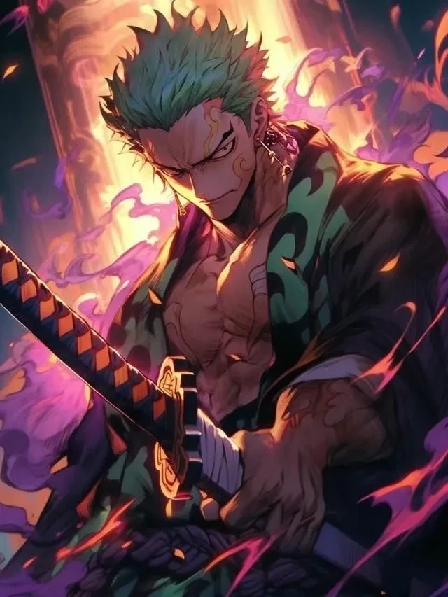 Hình nền Zoro chibi dễ thương, phù hợp làm ảnh nền dễ thương