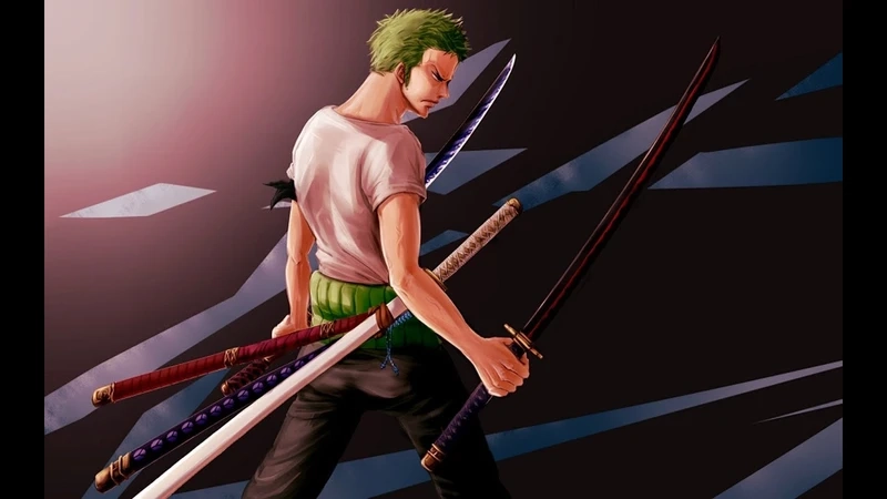 Ảnh avatar Zoro với biểu cảm mạnh mẽ, phù hợp làm đại diện cá nhân