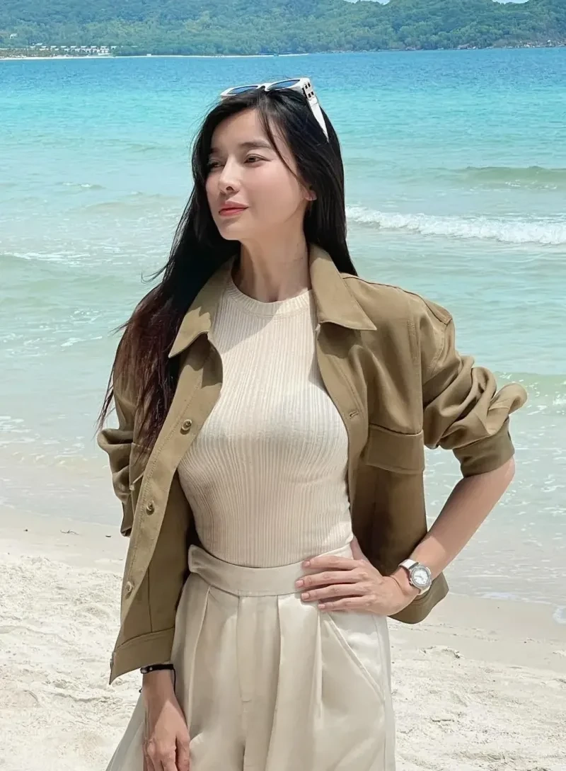 Cao Thái Hà trong phim luôn thể hiện sự chuyên nghiệp và tận tâm