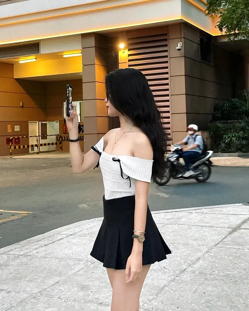Ảnh gái xinh 2k5 mang đến vẻ đẹp ngọt ngào và duyên dáng