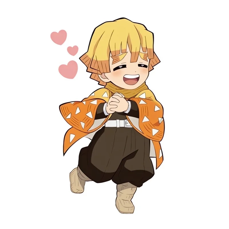avatar zenitsu chibi dễ thương, ai nhìn cũng thích