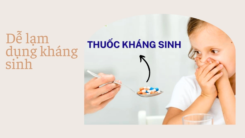 Vì sao dễ dùng sai kháng sinh