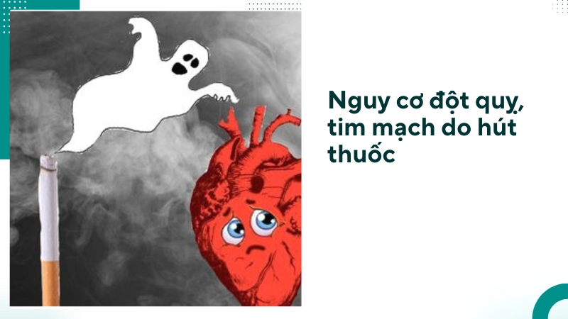 Nguy cơ đột quỵ và tim mạch tăng cao từ thói quen hút thuốc